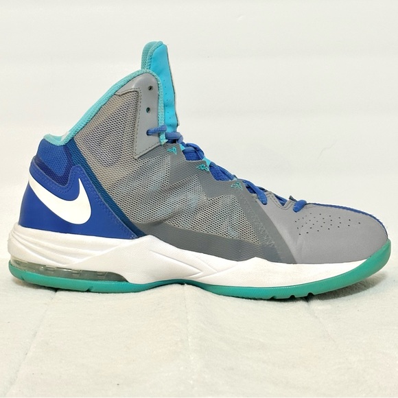 Nike Mens Shoes Air Max Stutter Step 2 Blue Grey Basketball 653455-402 Size 9 - Picture 4 of 12